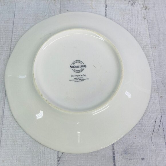 Southern Living ROOSTER Chicken Hand Crafted Italy Farmhouse Lunch Plate Set 5